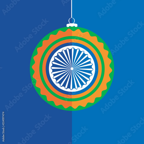 Republic day illustration card ,banner ,poster. Happy republic day card. 26 January vector Illustration banner. photo