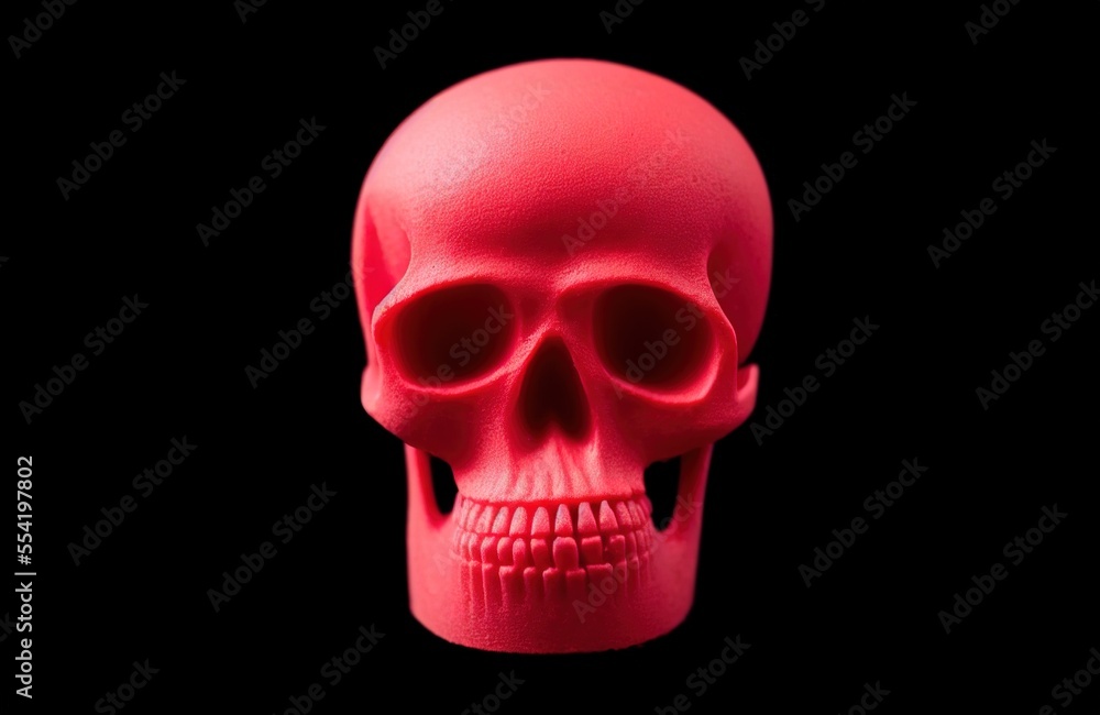 Red Sugar Candy Skull