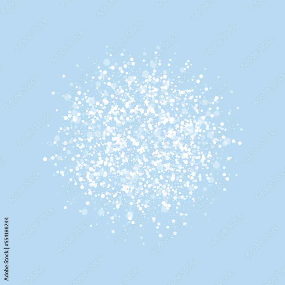 Fototapeta premium Beautiful snowfall christmas background. Subtle