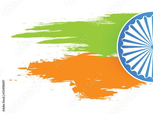 Republic day illustration card ,banner ,poster. Happy republic day card. 26 January vector Illustration banner. photo
