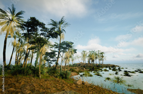 Tropical fantasy island. © RealtimeGraphX