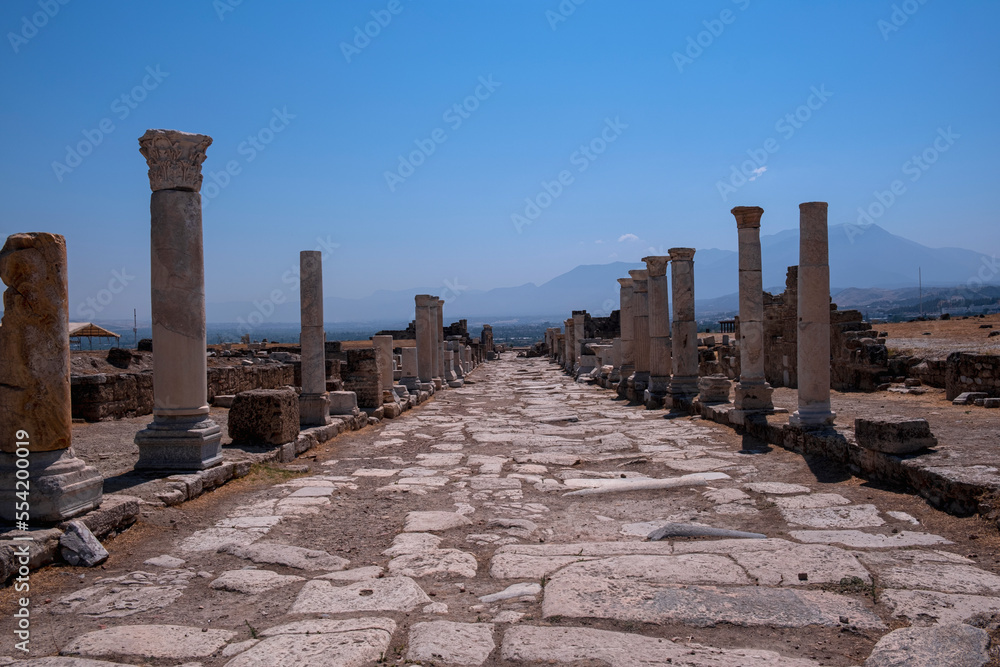 Laodicea Ancient City, The second largest ancient city in Turkey after Ephesus, Denizli