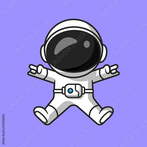 Cute Astronaut Jumping With Metal Hands Cartoon Vector
Icon Illustration. Science Technology Icon Concept Isolated
Premium Vector. Flat Cartoon Style
