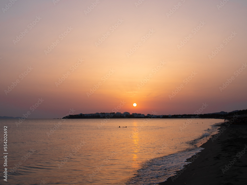 Sonnenuntergang auf einer griechischen Insel