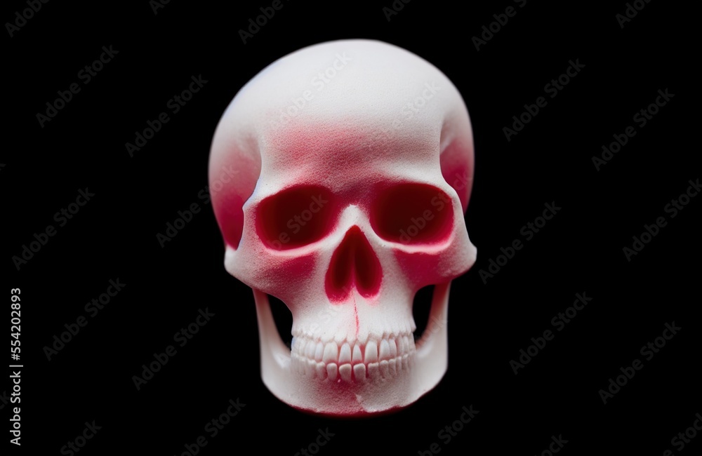 Red Candy Skull