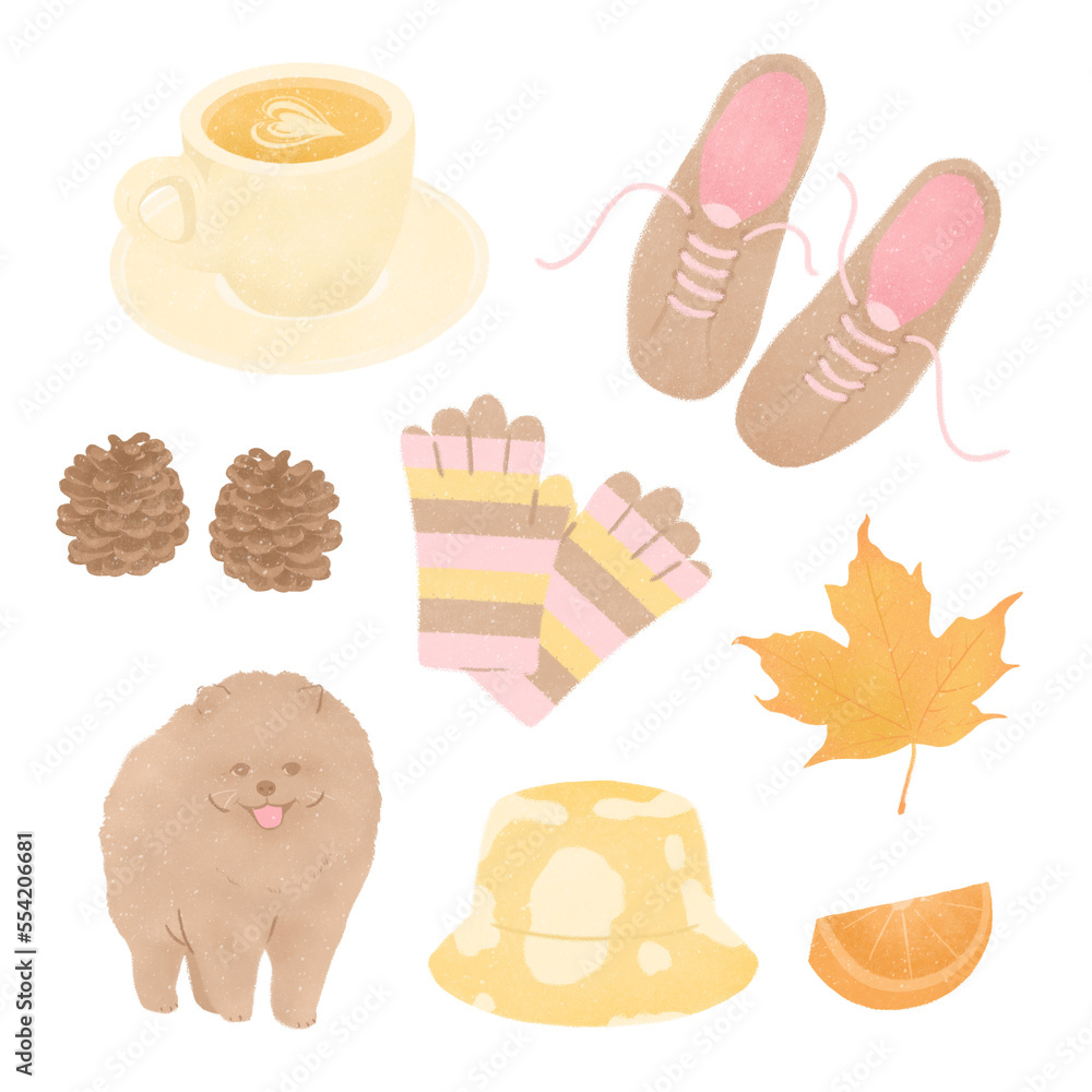 self care kit icons outdoor and fall on transparent background self care kit icons outdoor and fall on transparent background