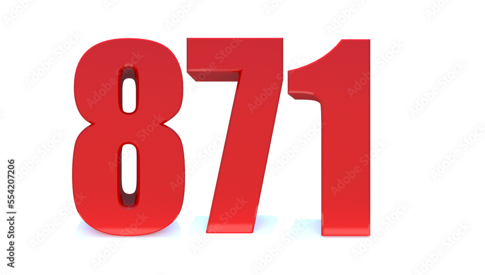871 number 871 number