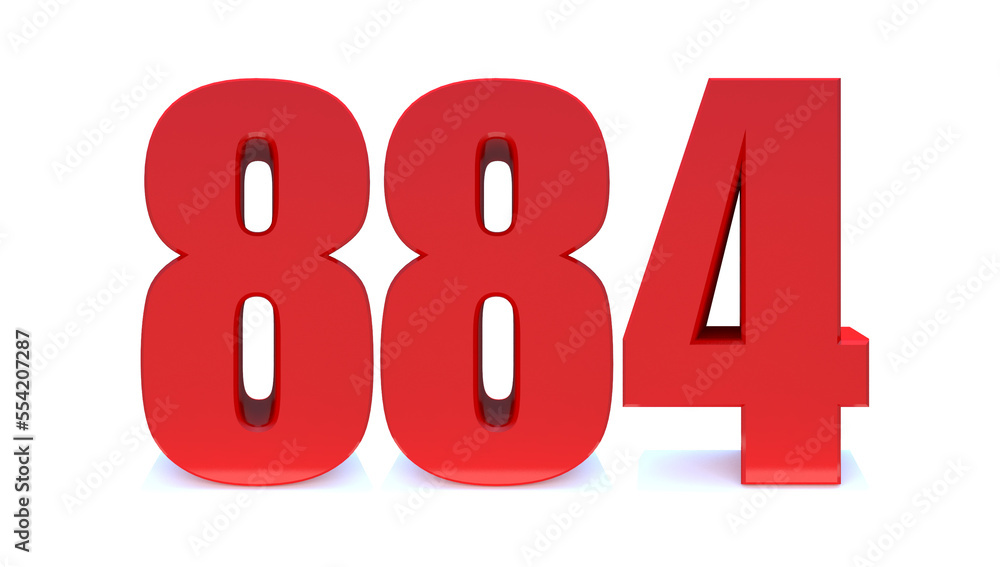 884 number 884 number