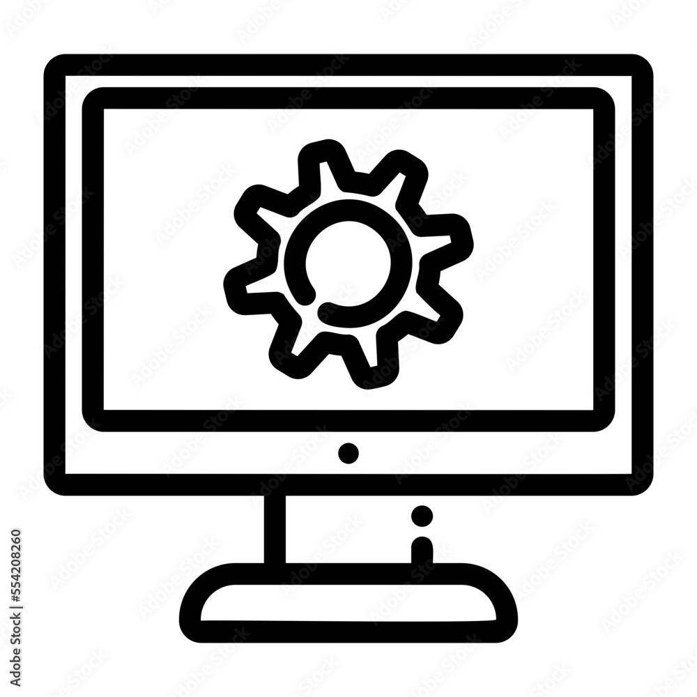computer settings icon computer settings icon