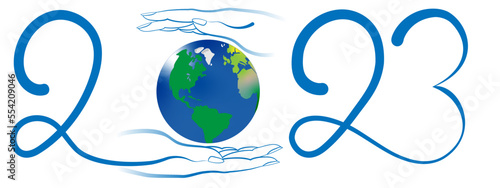 2023, Umweltschutz, Klimaschutz, Planet, transparenter Hintergrund