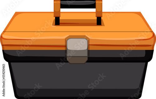equipment toolbox repair cartoon. equipment toolbox repair sign. isolated symbol vector illustration