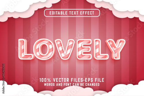 Valentine Editable Text Effect