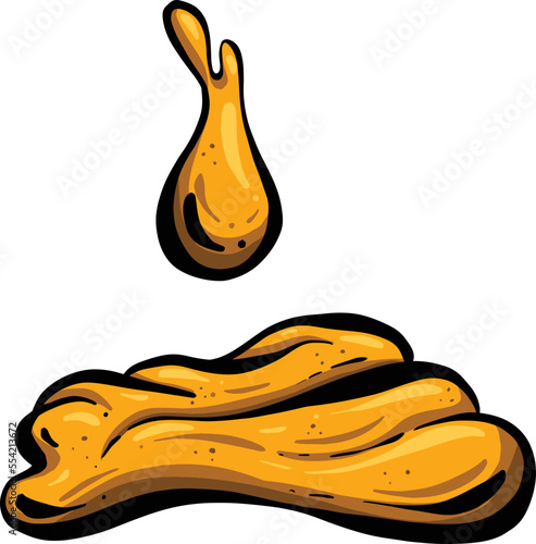 Funny Cartoon Poop or Poo Vector Illustration