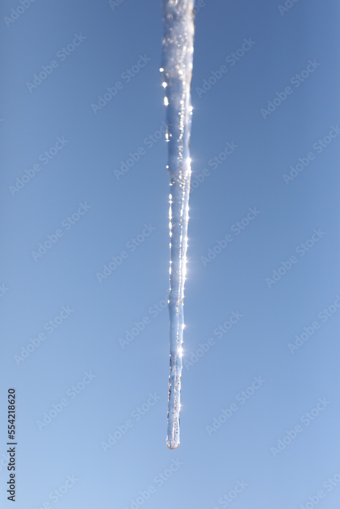 icicles are melting in colorful light icicles are melting in colorful light