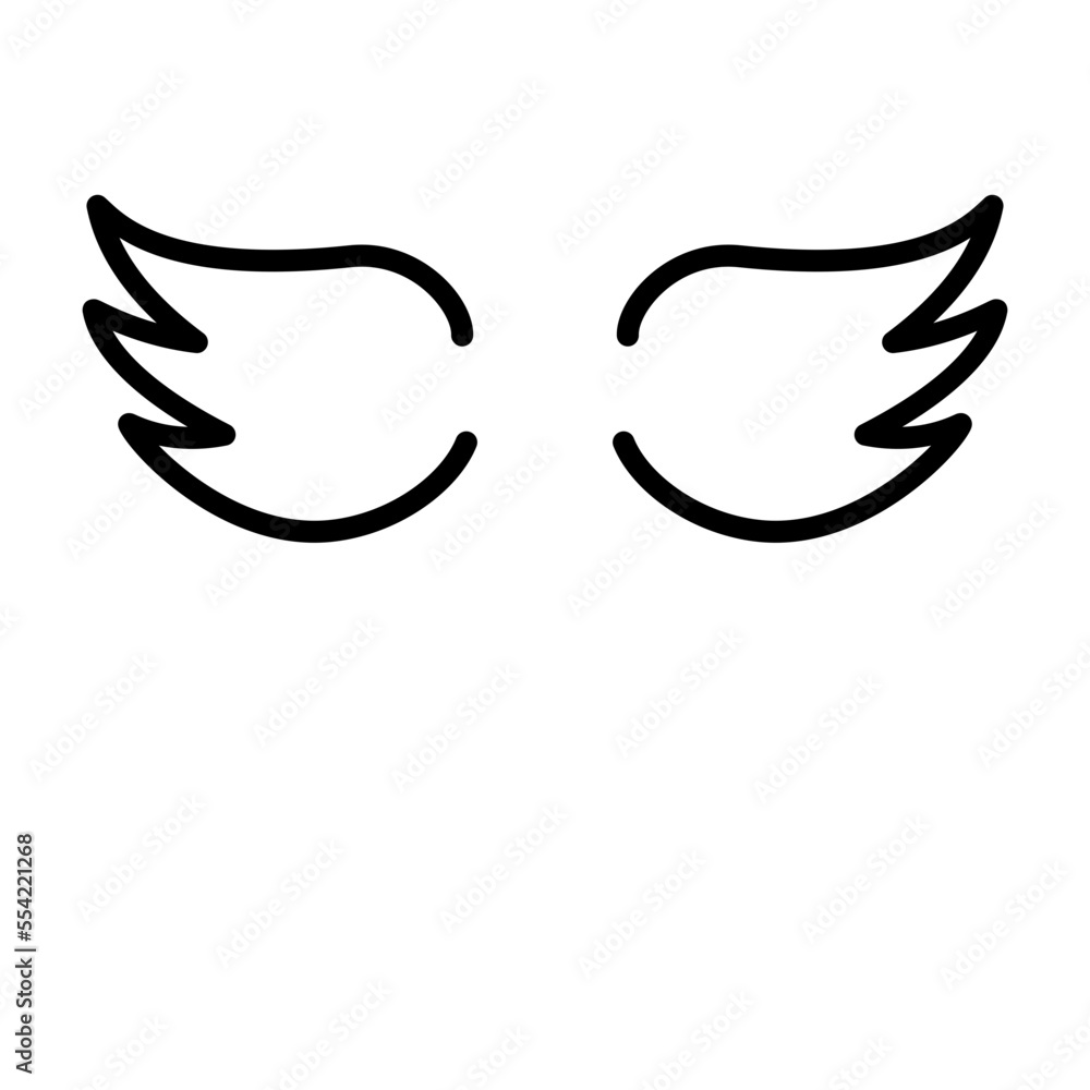 Fototapeta premium Wings vector