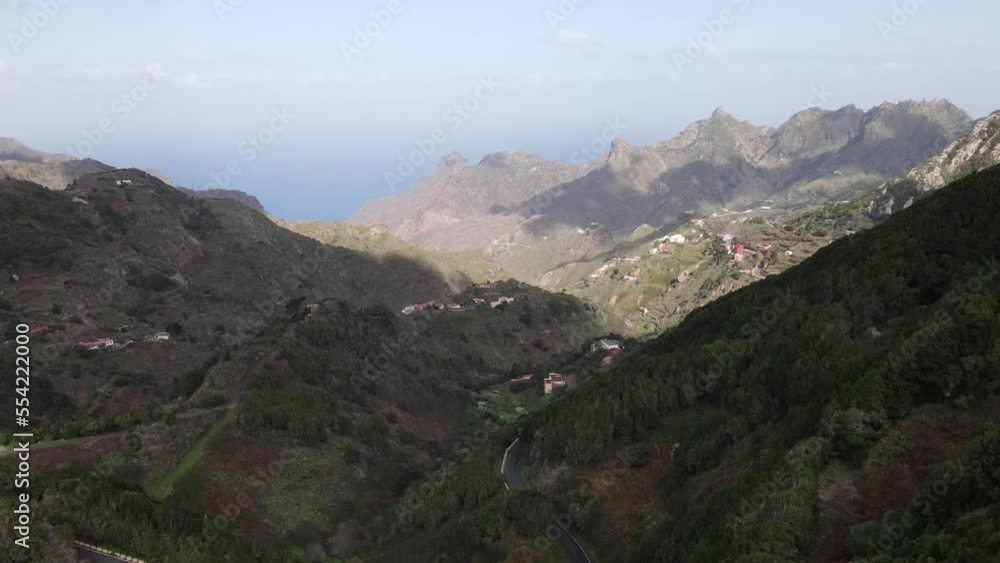 Mountains and forest in Tenerife, Spain Mountains and forest in Tenerife, Spain
