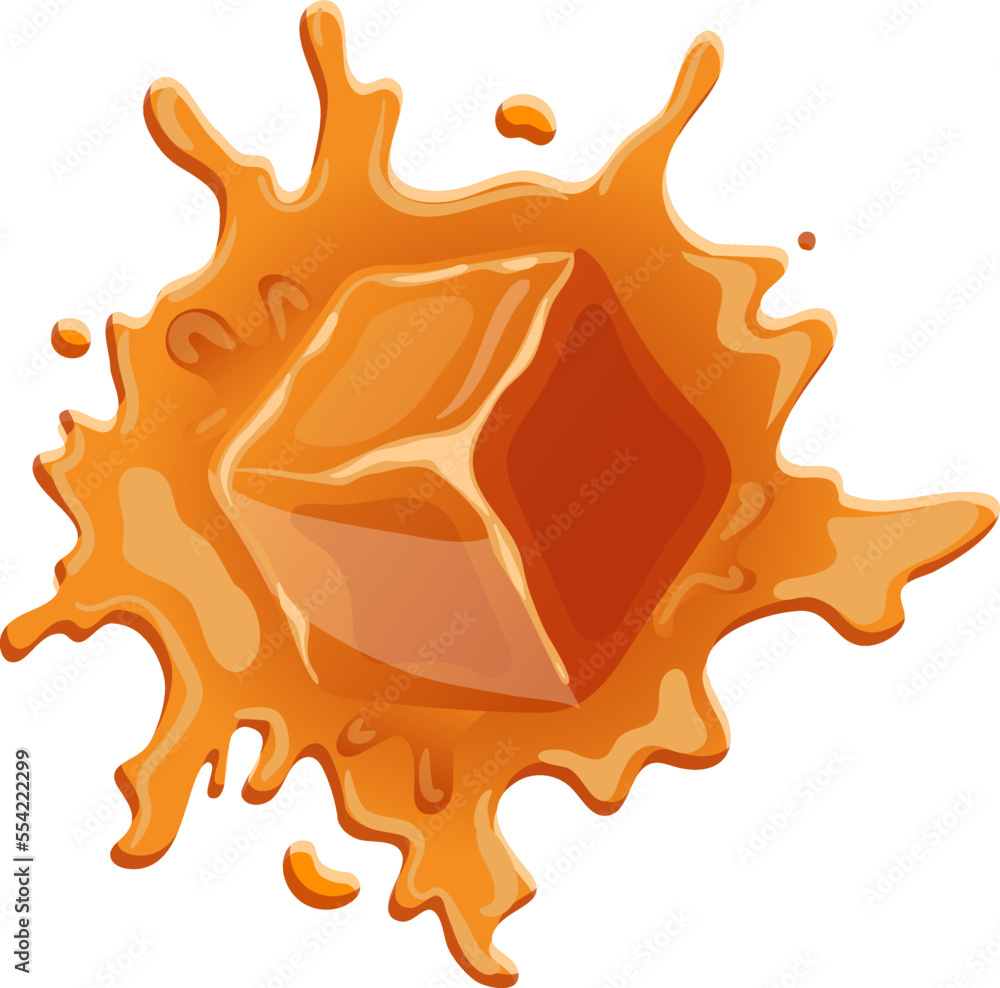 caramel cube splash cartoon. milk cubes, sugar splash, flow tasty swirl caramel cube splash vector illustration caramel cube splash cartoon. milk cubes, sugar splash, flow tasty swirl caramel cube splash vector illustration