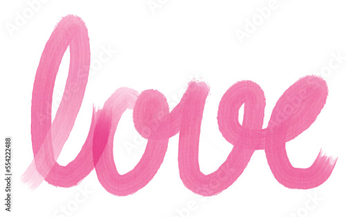 water color brush element pastel colorful , grey , love valentine isolated transparent background label