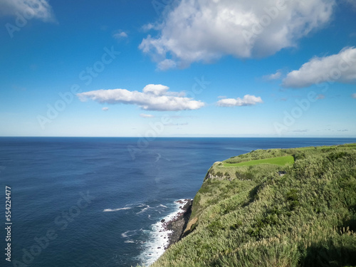 Coastal cliffs of Sao Miguel, Azores islands.