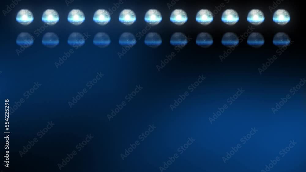 flashing Led wall light. Animation of flashing light bulbs on led wall or projectors for stage