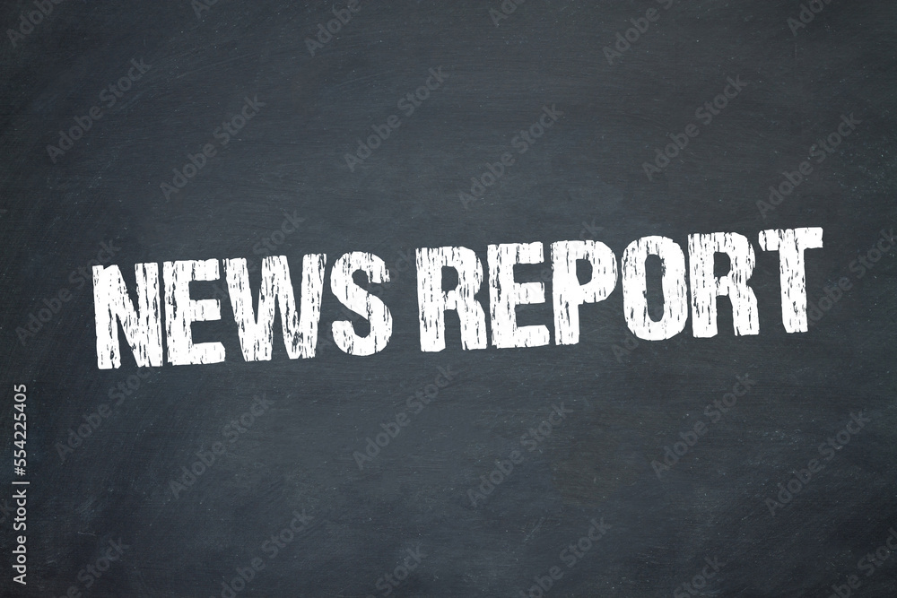 Obraz premium News Report 