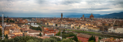 Panoramic view of Florence  Italy