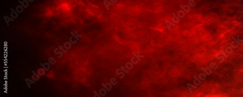 red sky, fire cloud smoke texture, black dark background, horror wallpaper poster design