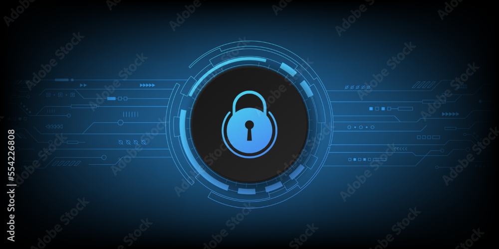Abstract technology background. Security system concept. Vector background design with circuit line. Vector illustration. Abstract technology background. Security system concept. Vector background design with circuit line. Vector illustration.