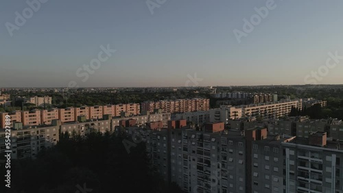 Drone Rome sunset