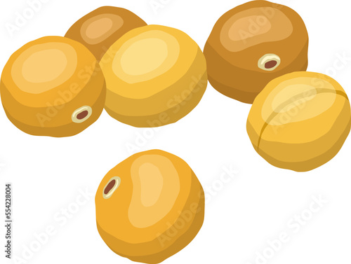 mustard grain cartoon. yellow seasoning, food seed, ingredient condiment, spice natural, sauce seeds cooking mustard grain vector illustration
