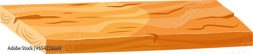 plank wood cartoon. wooden board, old timber, texture panel, oak wall, nature brown, floor material plank wood vector illustration