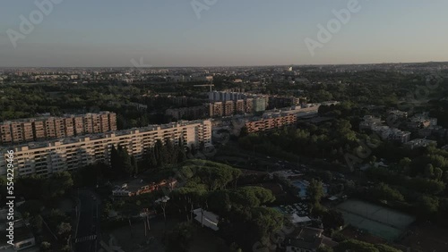 Drone Rome Sunset