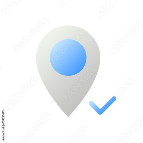 Reaching pinned destination flat gradient two-color ui icon. Approved place on map. GPS navigation. Simple filled pictogram. GUI, UX design for mobile application. Vector isolated RGB illustration Free Download Reaching pinned destination flat gradient two-color ui icon. Approved place on map. GPS navigation. Simple filled pictogram. GUI, UX design for mobile application. Vector isolated RGB illustration - GFXLoad