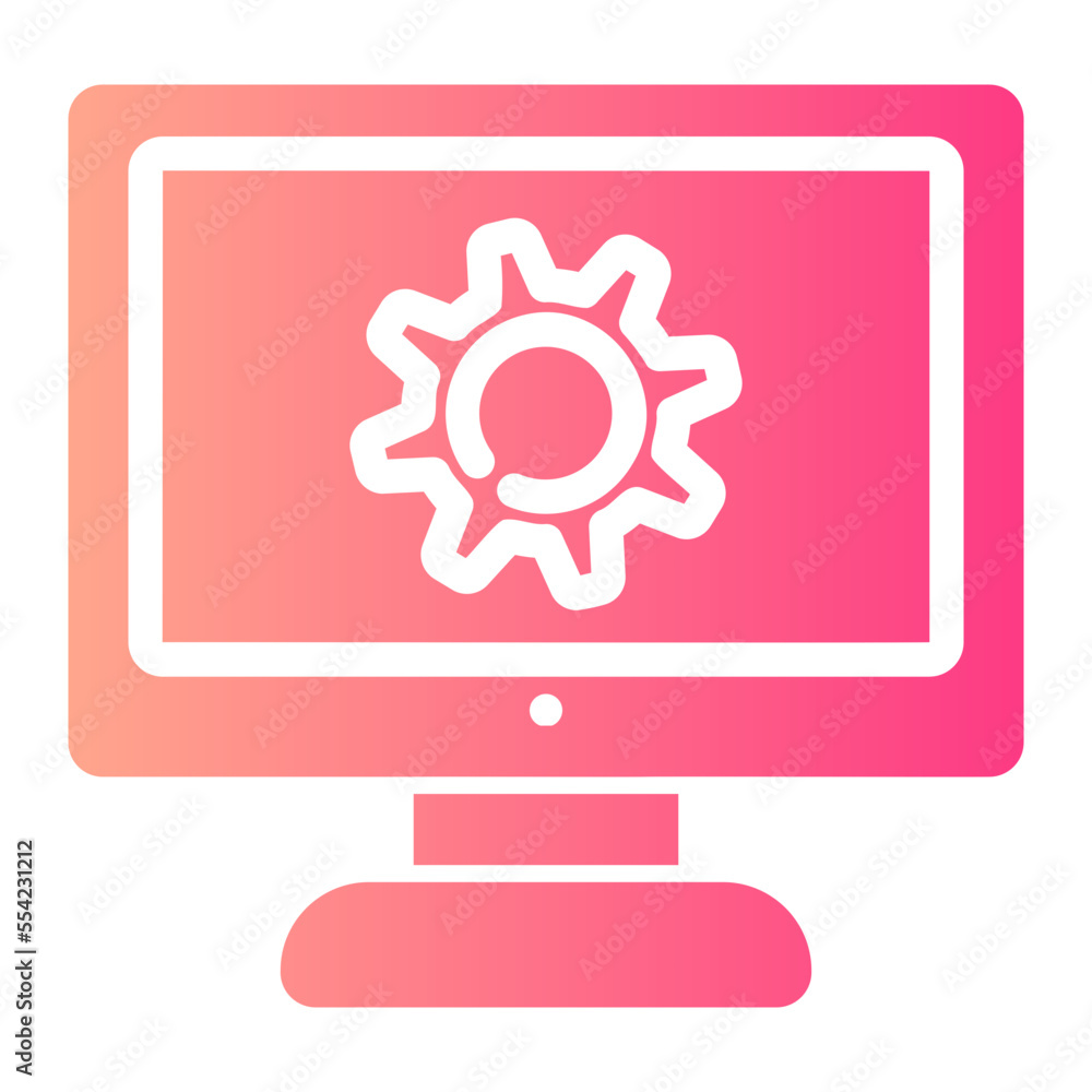 computer settings icon computer settings icon