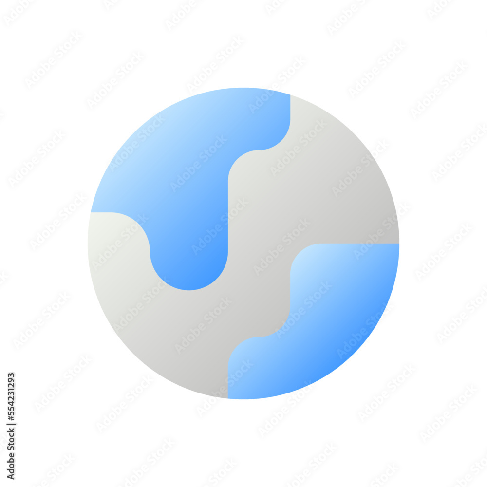 Earth planet flat gradient two-color ui icon. Website of business. Search for place on world map. Simple filled pictogram. GUI, UX design for mobile application. Vector isolated RGB illustration Earth planet flat gradient two-color ui icon. Website of business. Search for place on world map. Simple filled pictogram. GUI, UX design for mobile application. Vector isolated RGB illustration