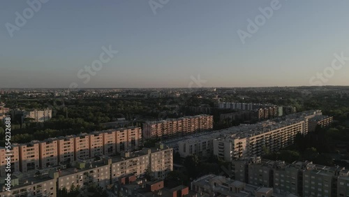 Drone Rome sunset