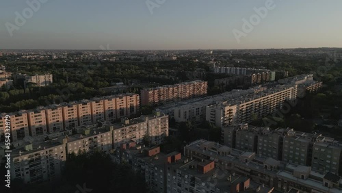 Drone Rome sunset