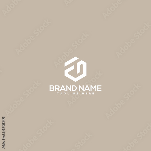 Alphabet monogram letters FG, GF logo design vector icon.