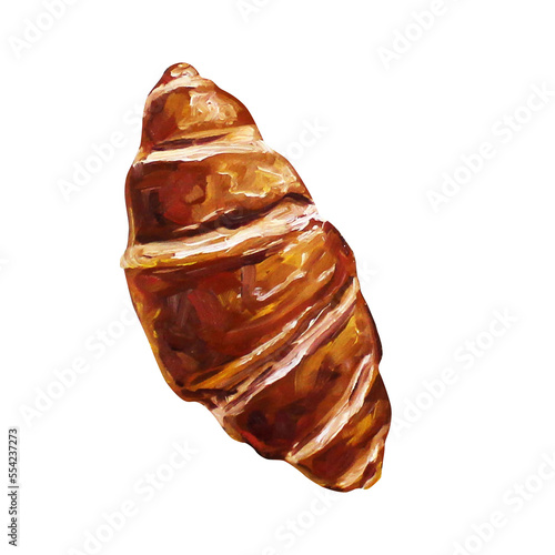 croissant painting