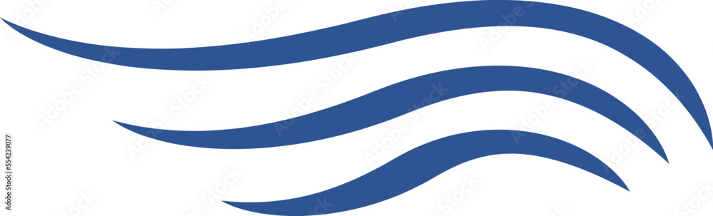 Water wave icon isolated on white background. Modern flat water wave icon for web site, ocean design template and logo. Creative abstract concept, vector illustration Water wave icon isolated on white background. Modern flat water wave icon for web site, ocean design template and logo. Creative abstract concept, vector illustration