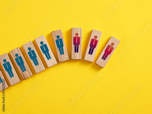Foto Rise and fall of a business career