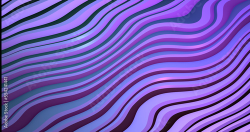 Abstract background of purple diagonal gradient unusual shiny bright beautiful lines and moving wave