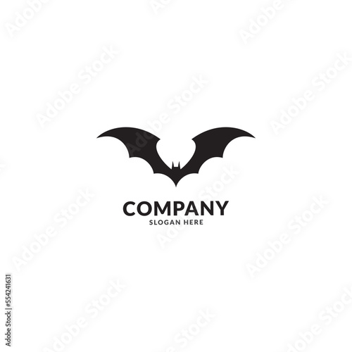 bat animal vector icon logo template illustration design