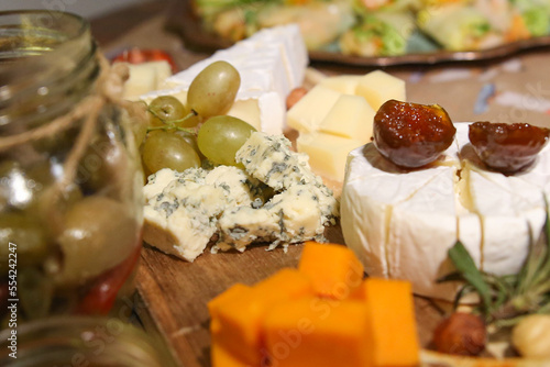 snack table, catering, food for guests