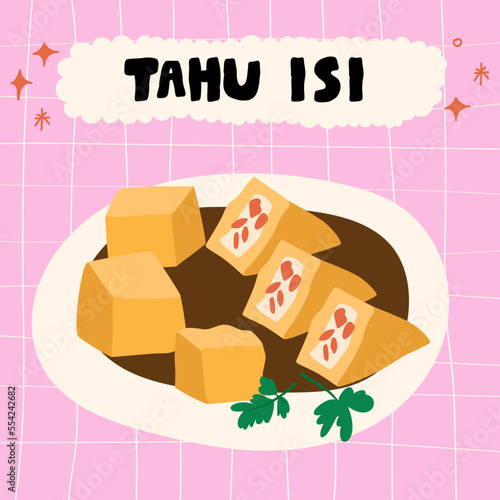 Indonesia Traditional Food (Tahu Isi)