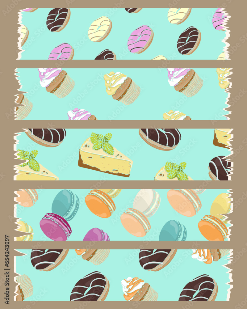 planner stickers sweets set