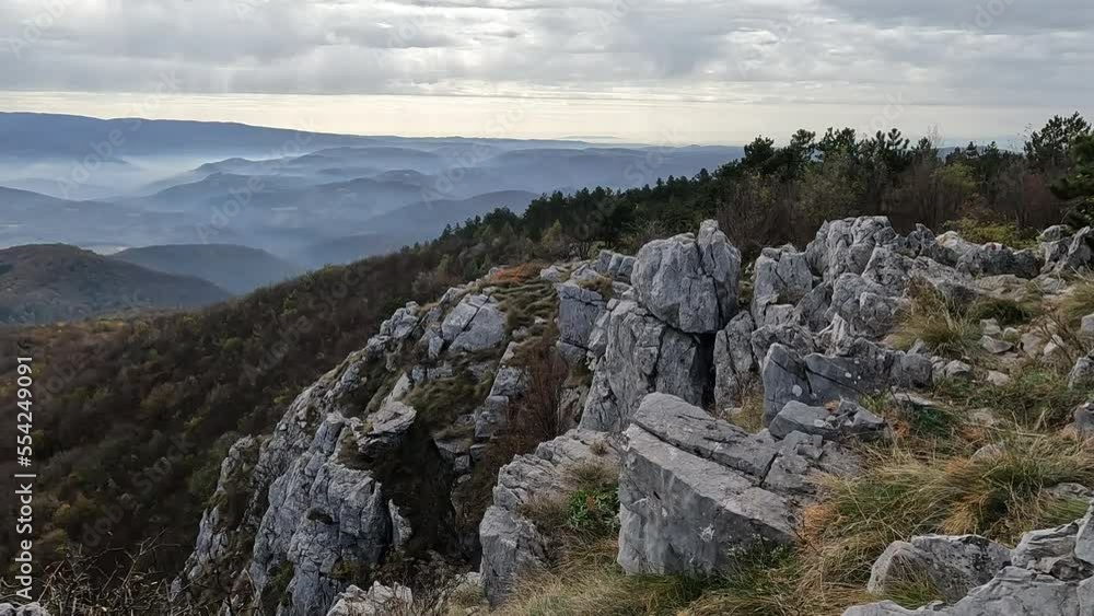 Beautiful view of mountain landscape on sunny autumn day. Cloudy sky. Picturesque scenery. Serbia, Europe.
Beautiful view of mountain landscape on sunny autumn day. Cloudy sky. Picturesque scenery. Serbia, Europe.