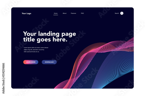 Abstract Shapes Landing Page 3 2