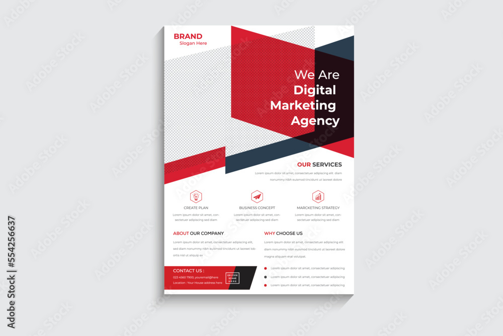 Modern corporate business flyer design Modern corporate business flyer design