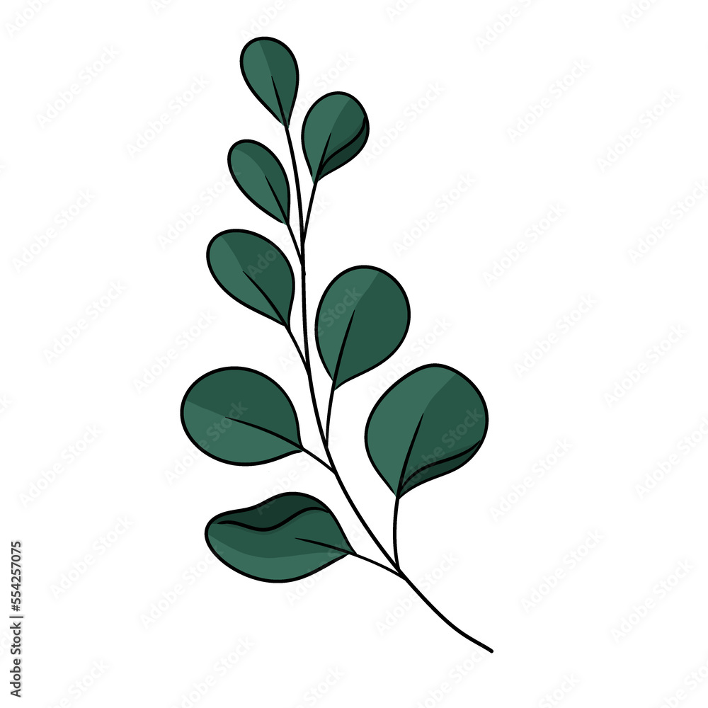 branch with leaves branch with leaves